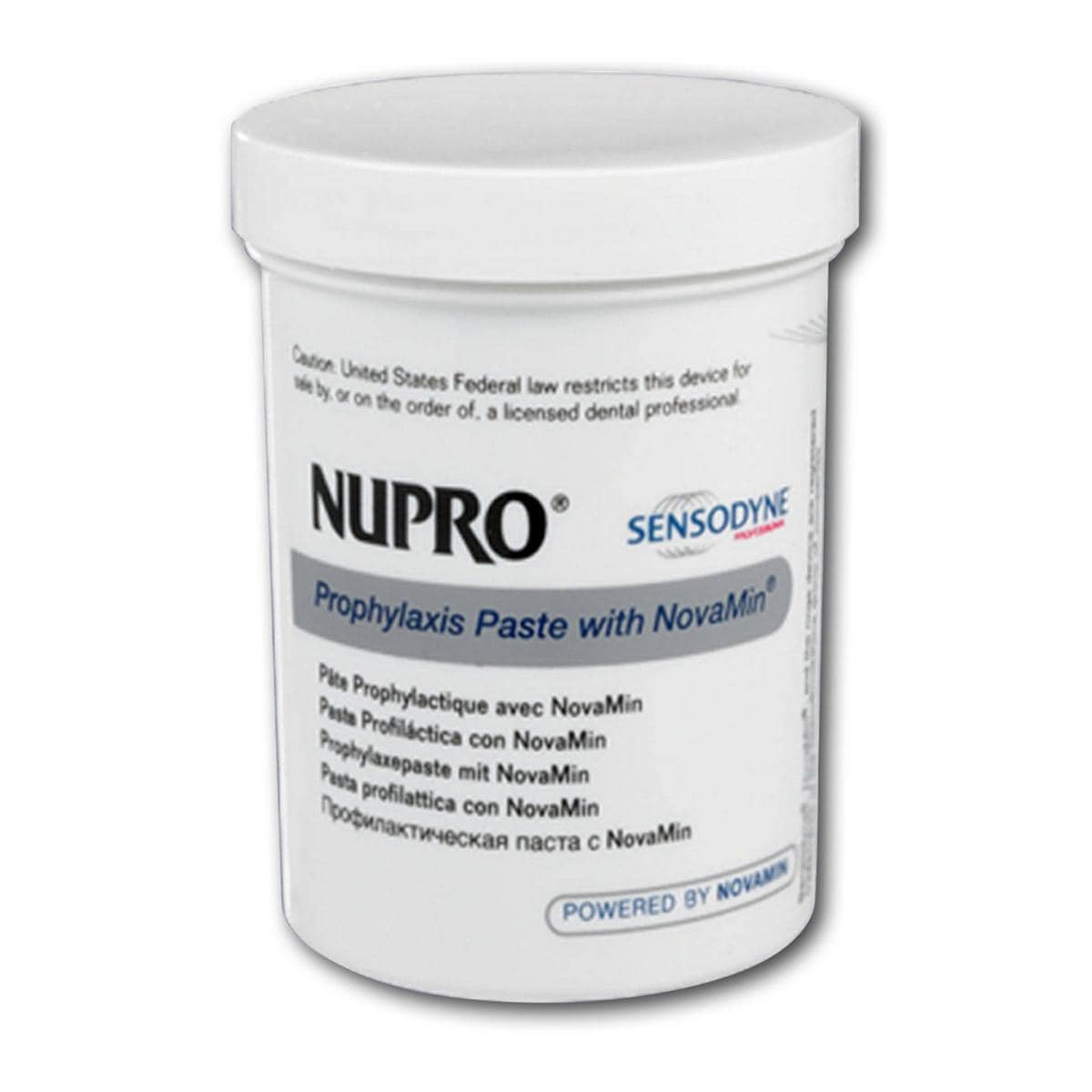 Nupro Sensodyne Prophylaxis paste pot zonder fluoride - Mint, removal