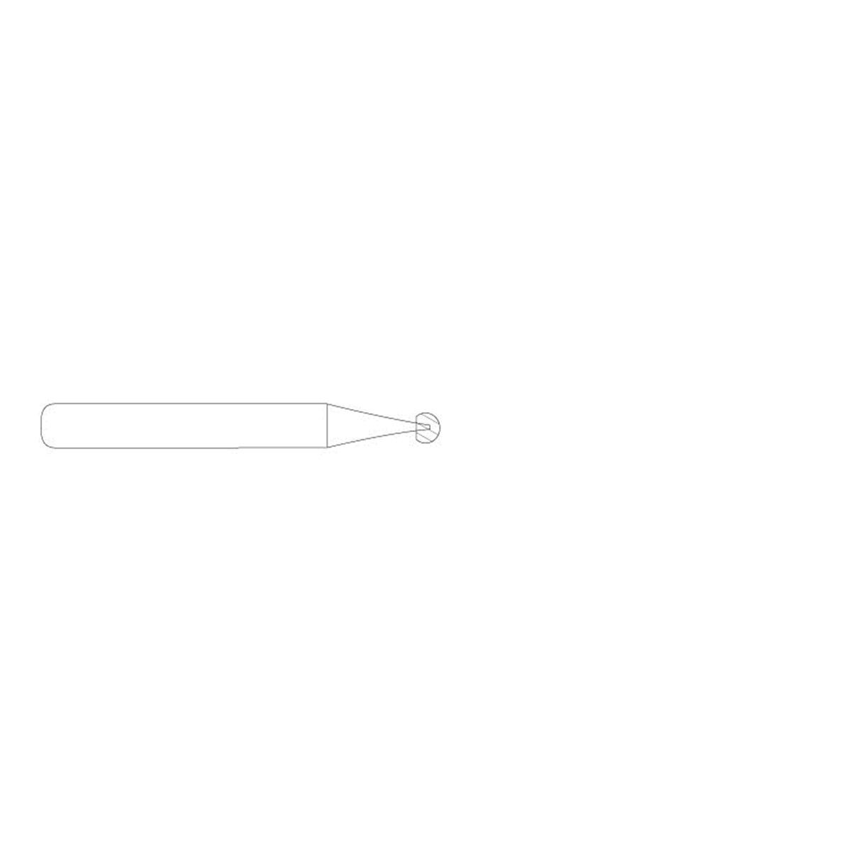 NeoBurr FG TC rond - FG.TC 2SS, ISO 010
