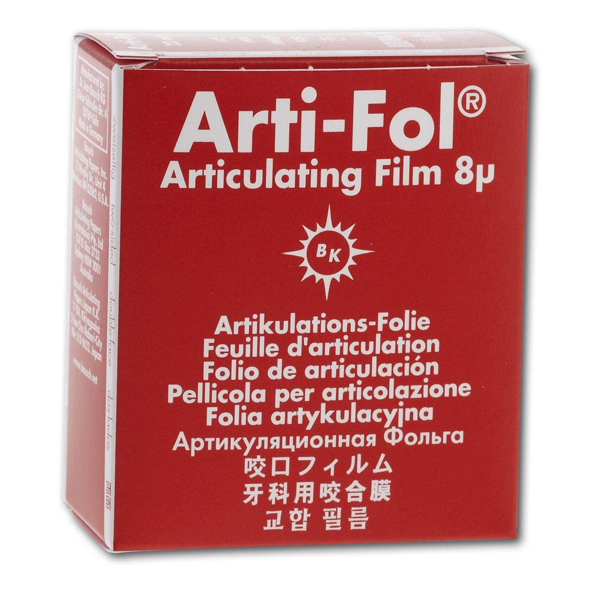 Arti-Fol dubbelzijdig, 8 micron - BK25, rood