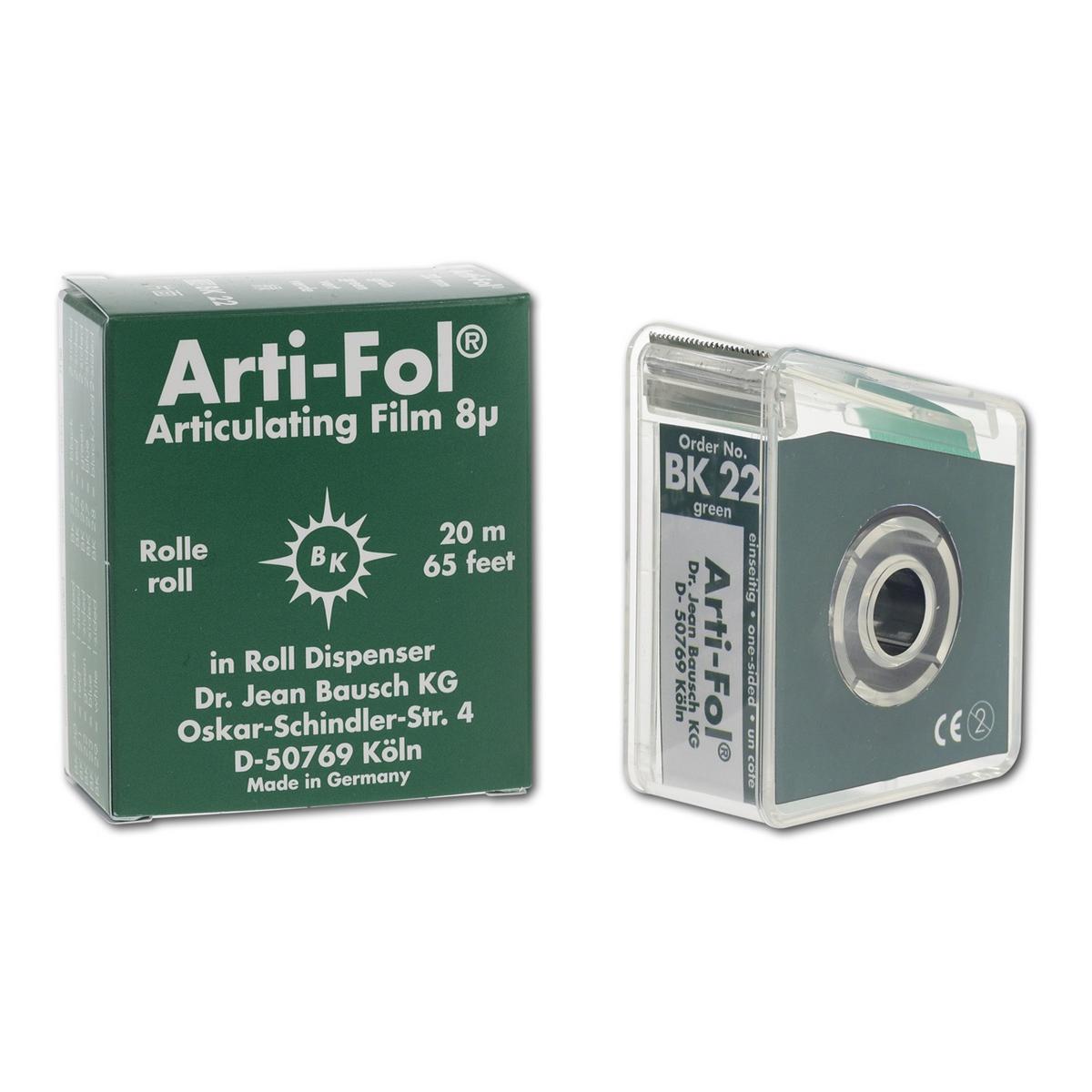 Arti-Fol enkelzijdig, 8 micron - BK22, groen in dispenserbox