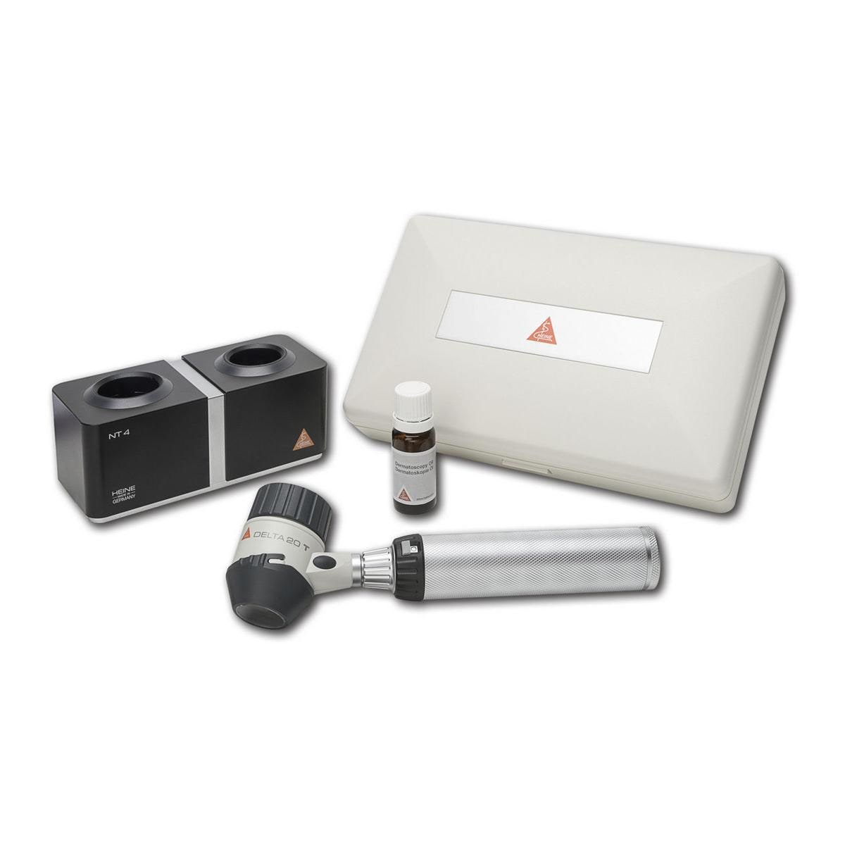 Delta 20T dermatoscoop - set + oplaadbaar NT handvat + NT400 bureaustation/oplader