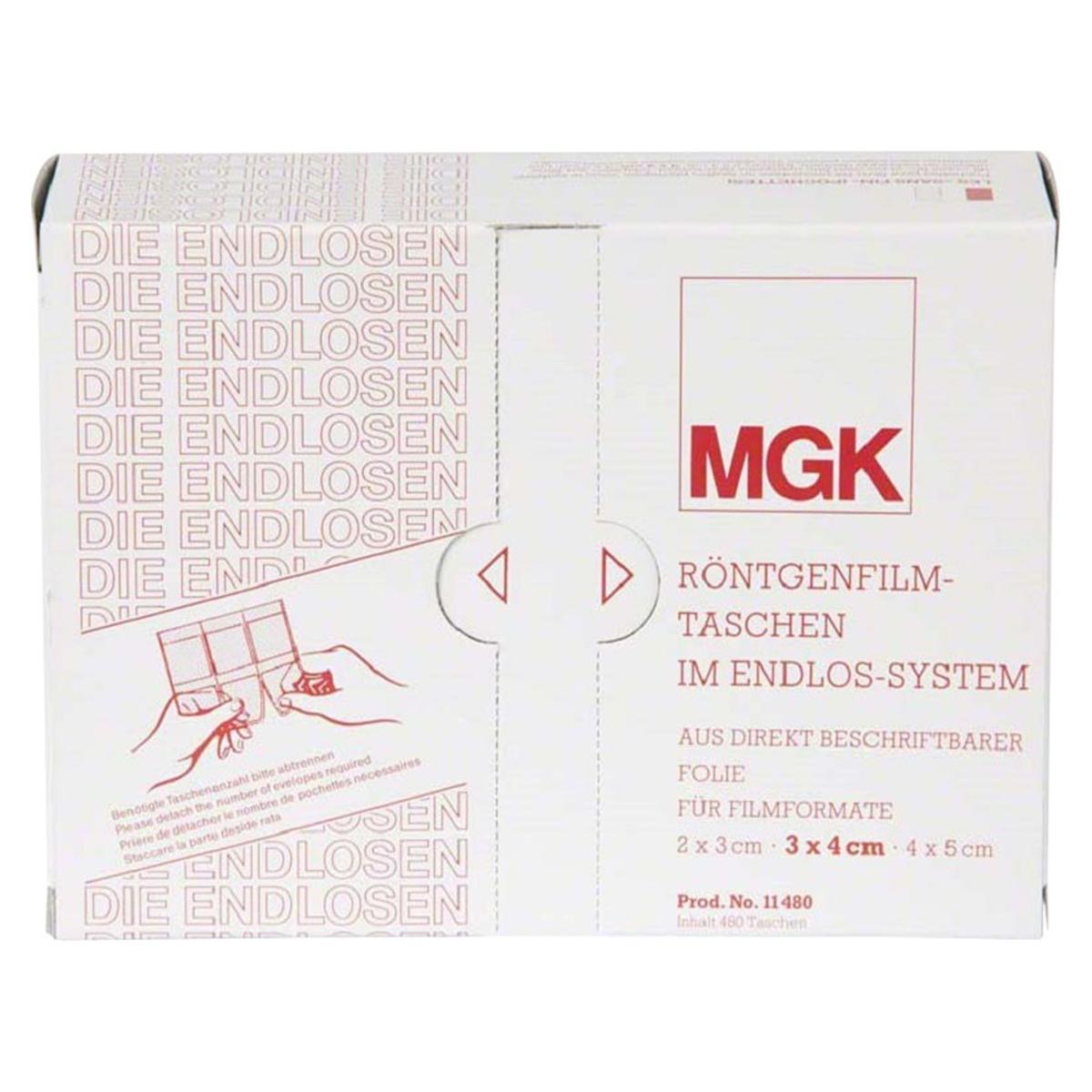 Rontgenfilmhouders - voor films 3 x 4 cm, afscheurbaar - 480 stuks