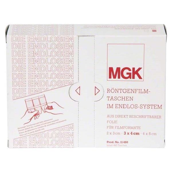 Rontgenfilmhouders - voor films 3 x 4 cm, afscheurbaar - 480 stuks