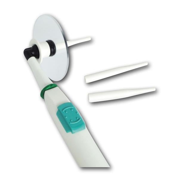 Adapter plus disposable oortips en spatscherm - adapter + spatscherm + 100 disposable tips