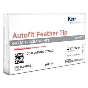 Autofit Gutta Percha - Feathered Tip - medium-fine, 100 stuks