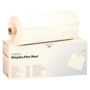 Roeko Simplex-Plus Maxi servetten - wit, 80 stuks
