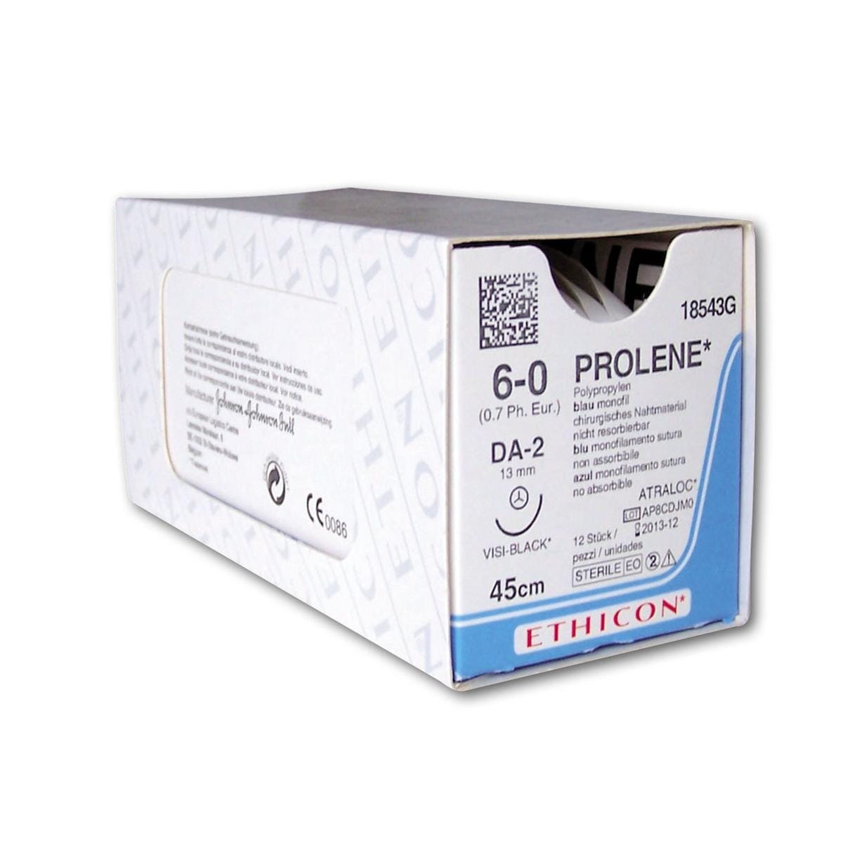 Prolene - lengte 45cm, 36 stuks 3/0, naald FS-2 - 8665H