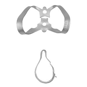 Cofferdamklem - Anterior met vleugels, 6, upper/lower