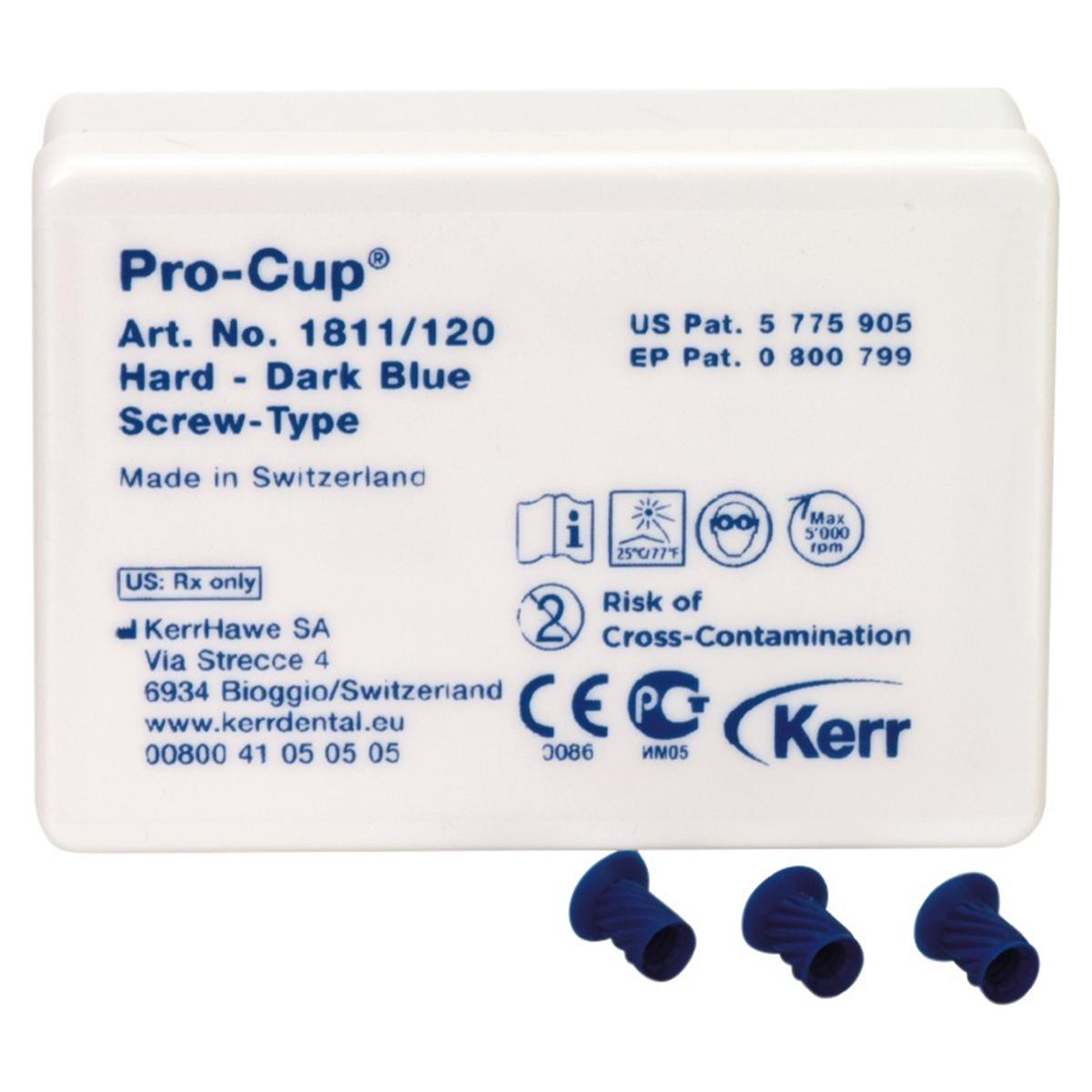 Pro-Cups, polijstcups screw type - 1811/120 hard, 120 stuks