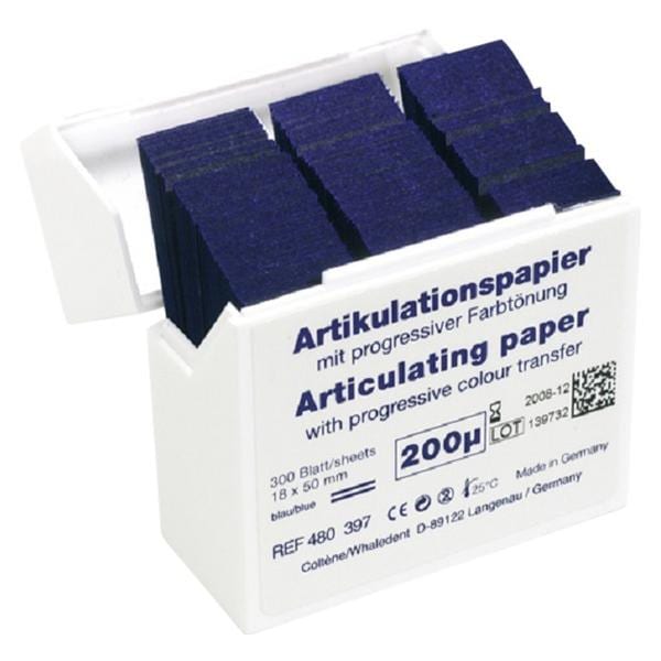 Hanel Articulatiepapier 200 &#181; - Blauw