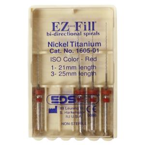 EZ-Fill NiTi spiraalvullers - ISO #25, 3 x 25 mm, 1 x 21 mm