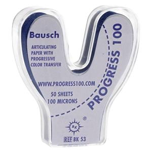 Articulatiepapier Progressive hoefijzervorm 100 micron - Blauw BK53