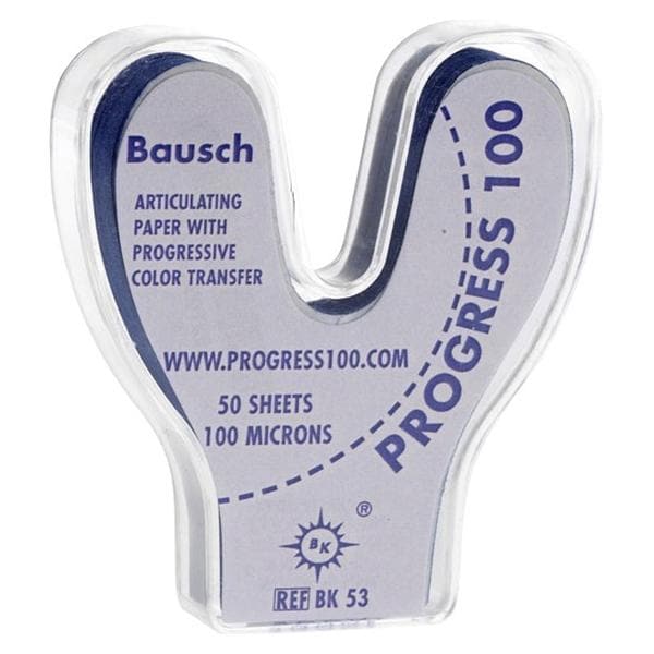 Articulatiepapier Progressive hoefijzervorm 100 micron - Blauw BK53