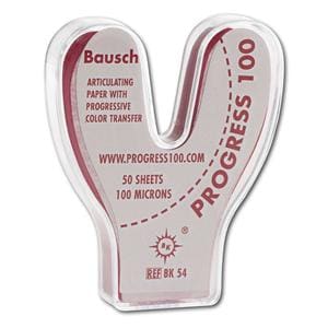 Articulatiepapier Progressive hoefijzervorm 100 micron - Rood, BK54
