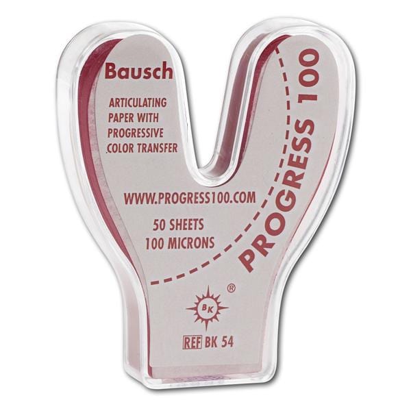 Articulatiepapier Progressive hoefijzervorm 100 micron - Rood, BK54
