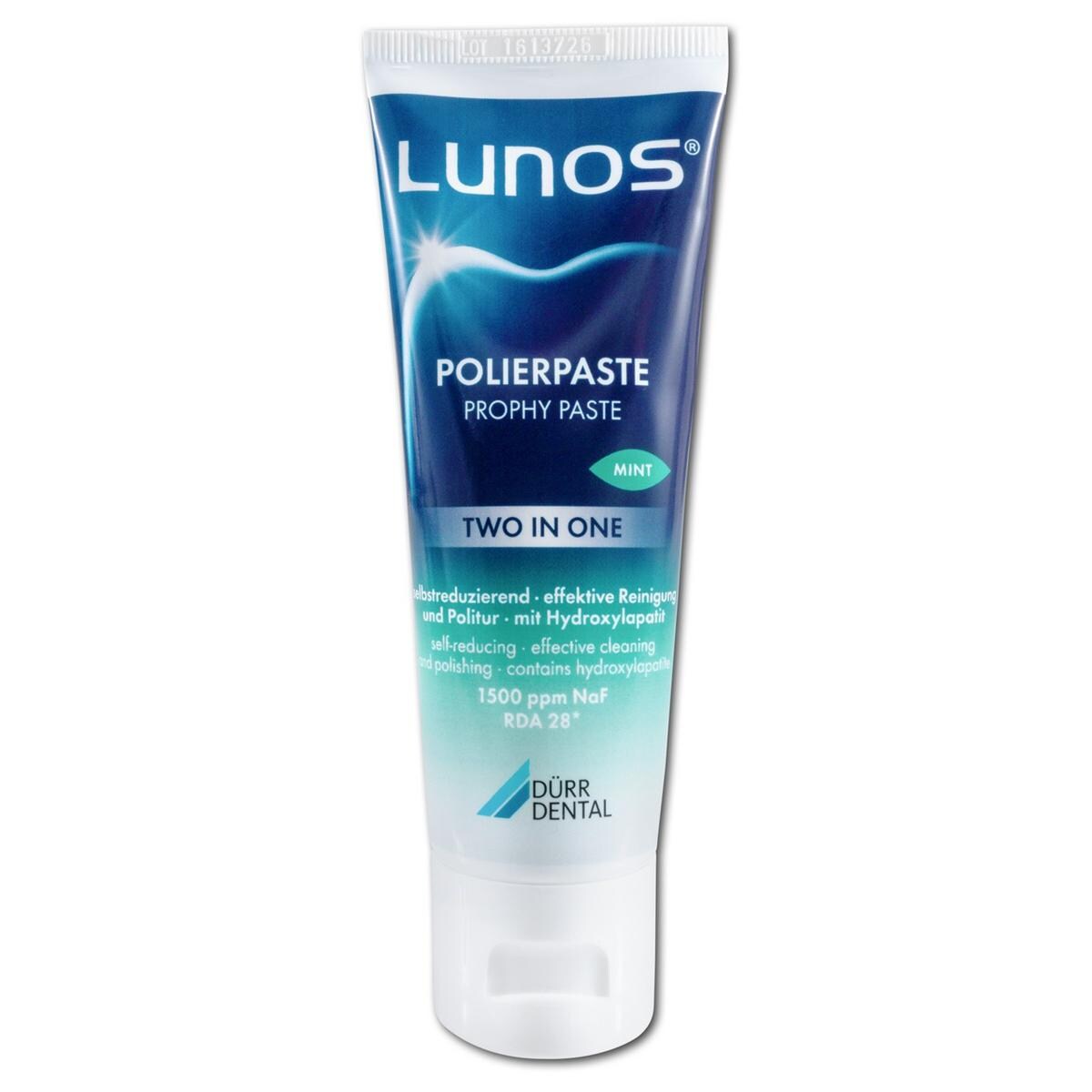 Lunos Polijstpasta Two in One - Mint, Tube 100 g