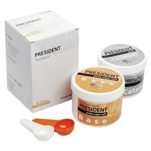 President The Original - Putty Super Soft, 300 ml basis, 300 ml katalysator en 2 doseerlepels