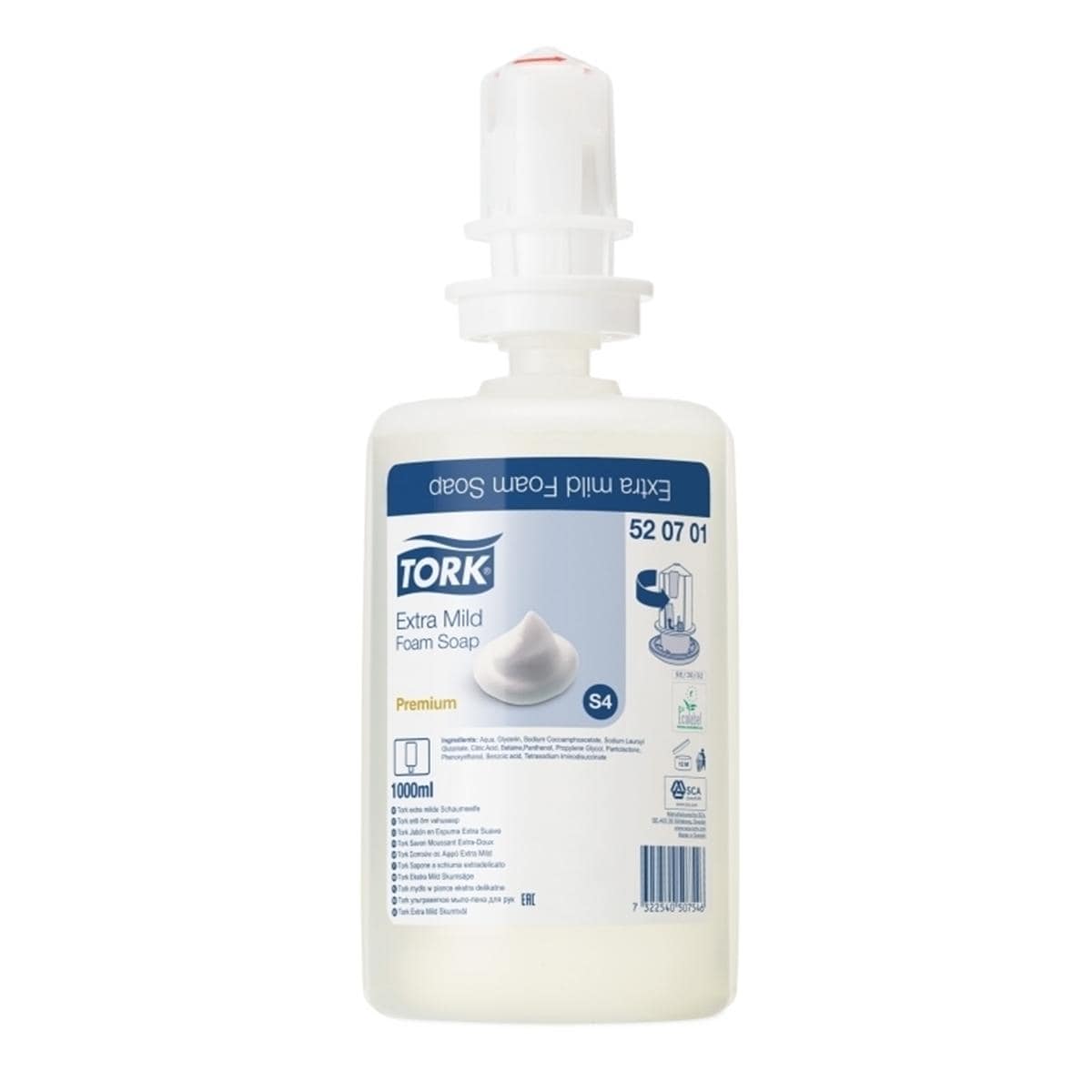 Tork Foam zeep - Extra mild 6x1000ml - 520701