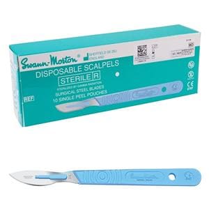 Scalpels met heft - figuur 24, per 10 stuks, 0511