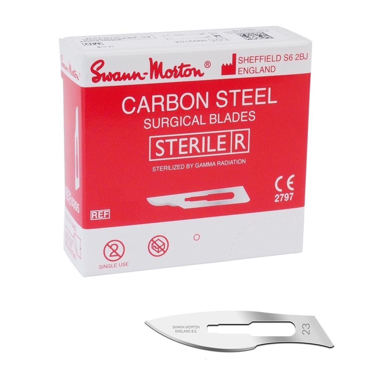 Scalpels, mesjes - figuur 23, per 100st, 0210