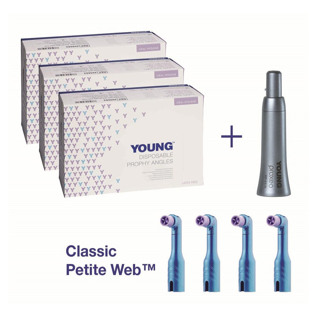 Disposable Prophy Angles Classic Petite Web Starter Kit - YDNT04