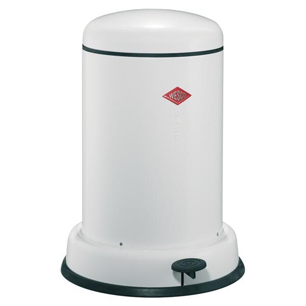 Baseboy pedaalemmer - inhoud 15 liter, wit