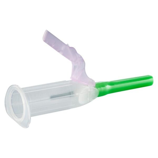 Vacutainer Eclipse + houder - groen, 21G 0,8 x 30mm, per 100 stuks