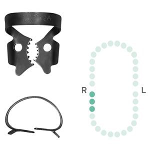 Cofferdamklem Black Line - molaar onder - 12A (RDCM12AX)
