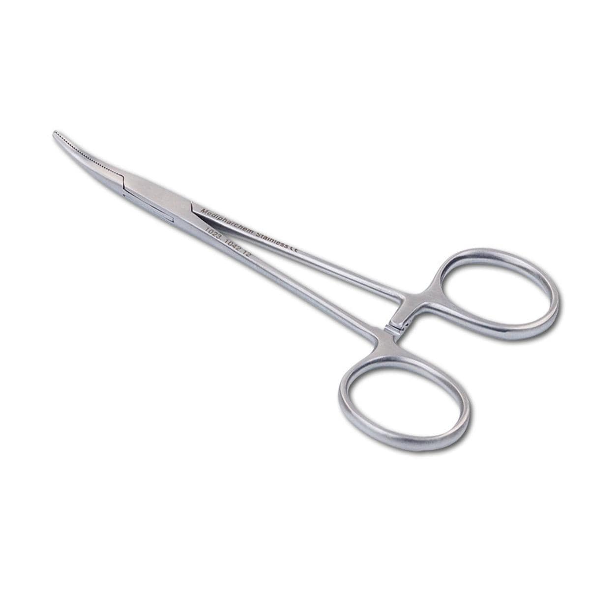 Arterieklem Mosquito gebogen - 12 cm, gebogen Basic