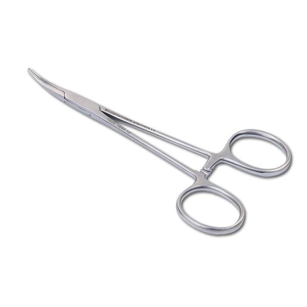 Arterieklem Mosquito gebogen - 12 cm, gebogen Basic