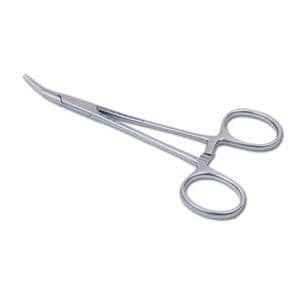 Arterieklem Mosquito gebogen - 12 cm, gebogen A - kwaliteit