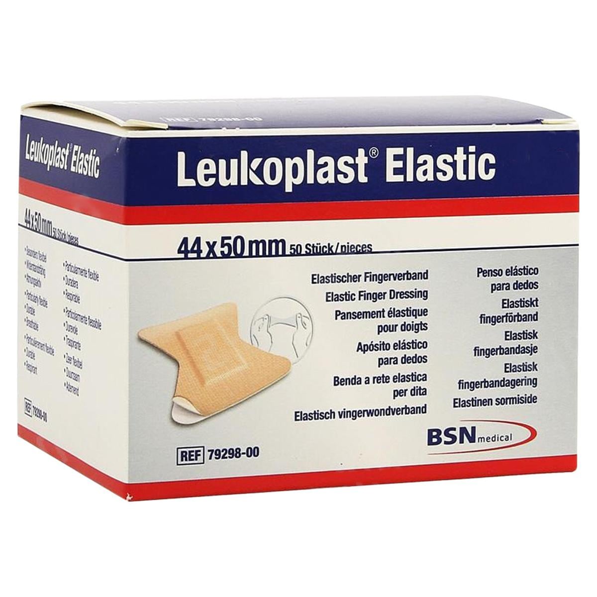 Leukoplast vingerpleister - vingertoppleister, 4,4 x 5 cm, 50 stuks