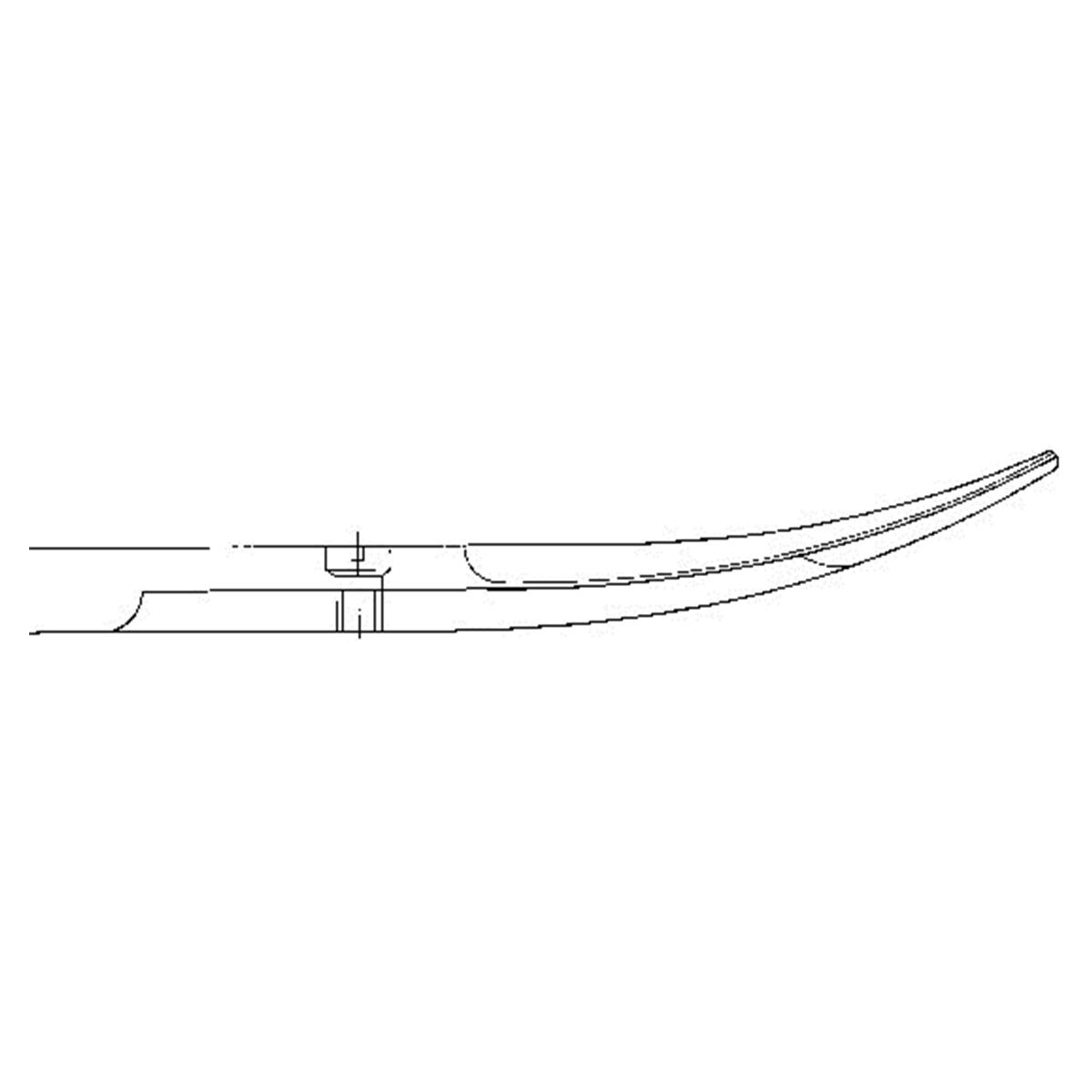 Tandvleesschaar - BC 111 gebogen 11 cm