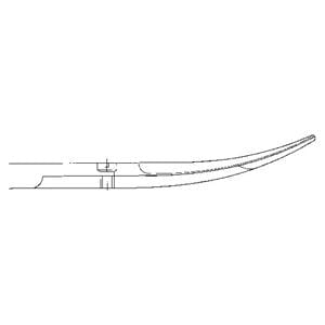 Tandvleesschaar - BC 111 gebogen 11 cm