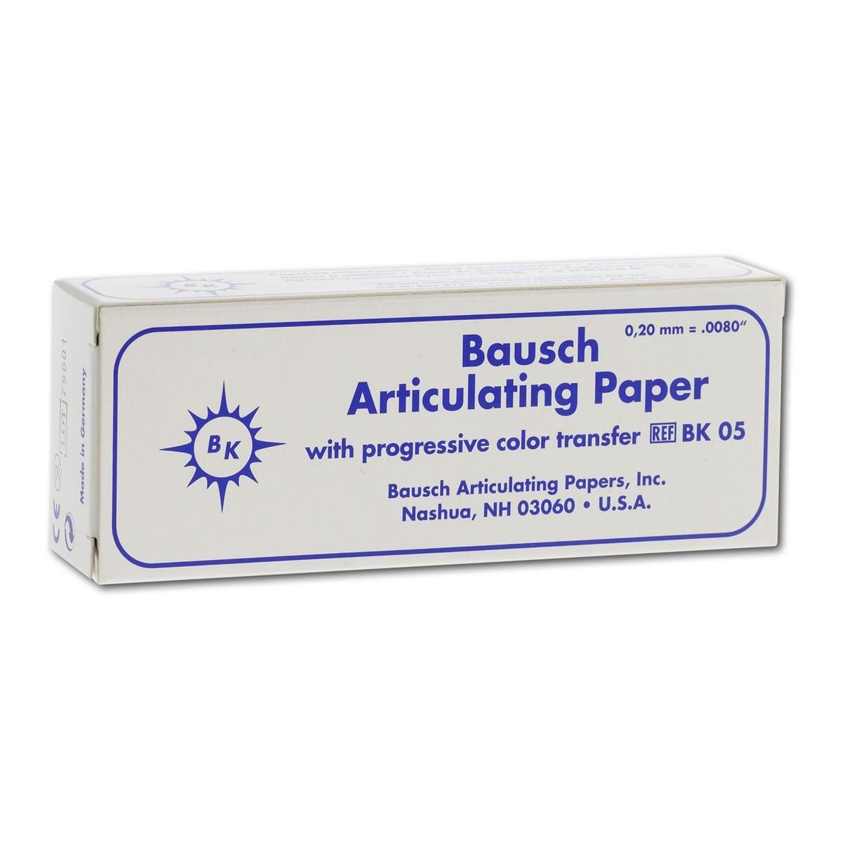 Articulatiepapier 200 &#181; - Blauw, boekje, BK 05