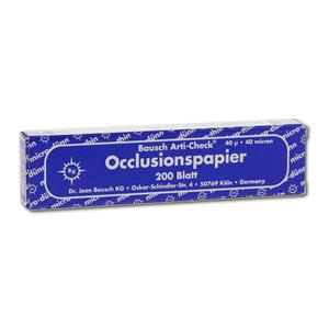 Articulatiepapier micro-dun - Blauw, 200 strips, BK 09