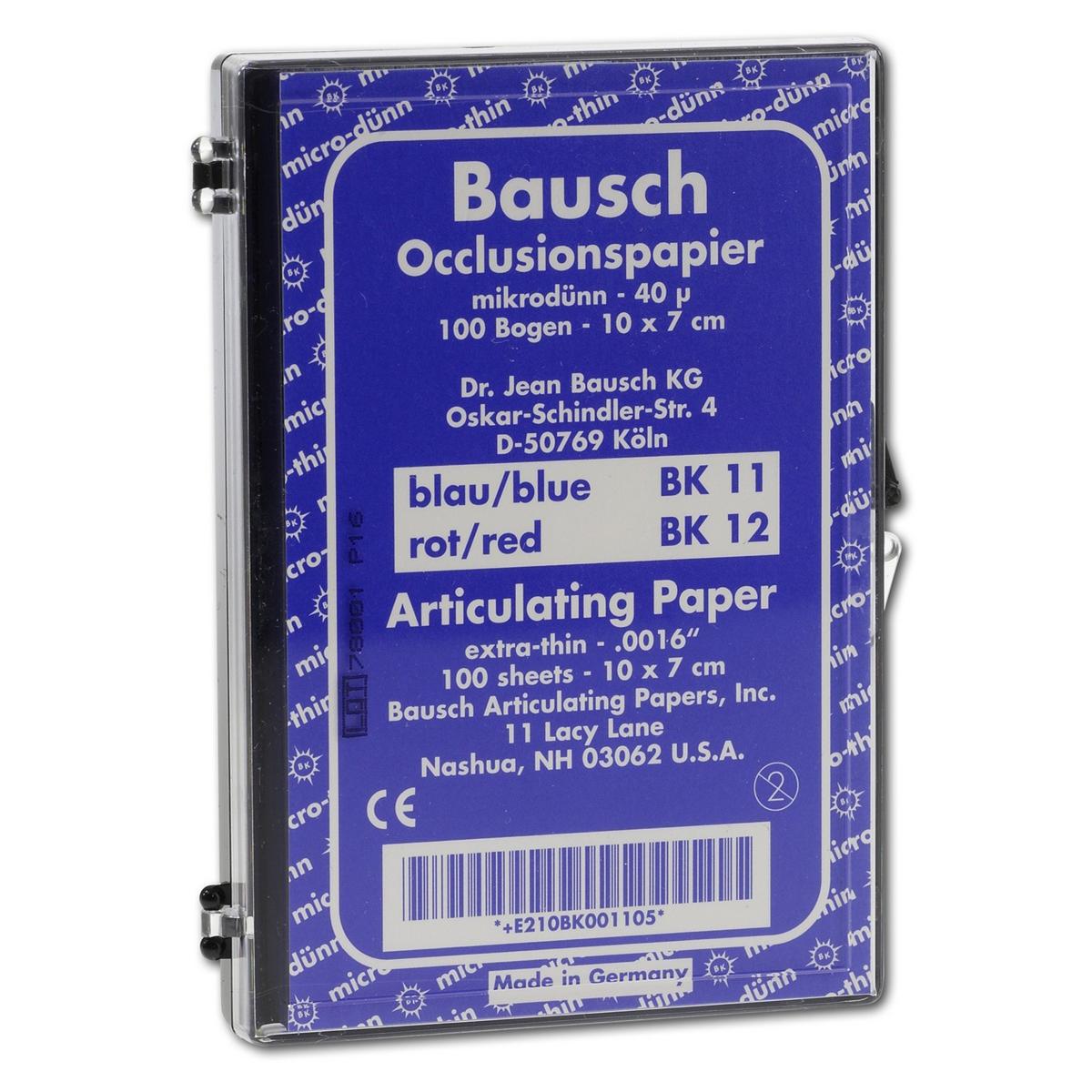 Articulatiepapier micro-dun - Blauw, 100 bogen, BK 11