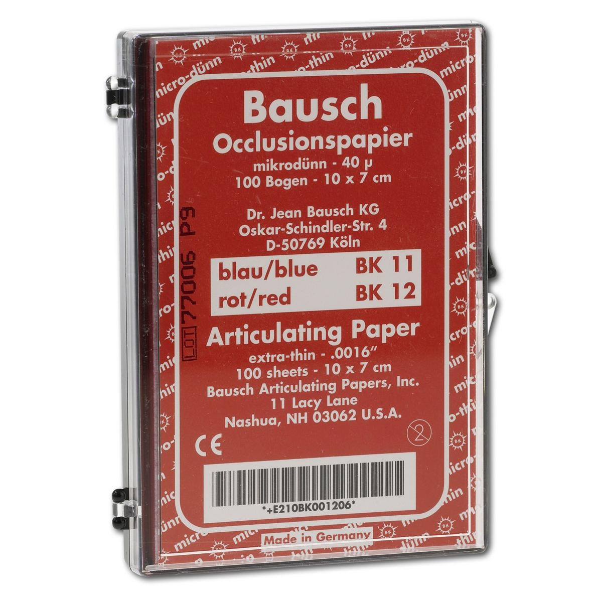 Articulatiepapier micro-dun - Rood, 100 bogen, BK 12