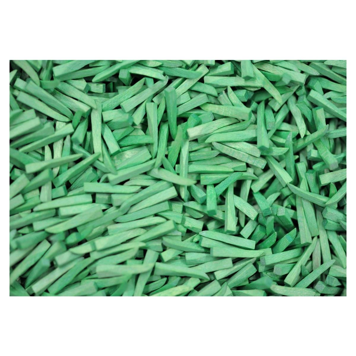 Wiggen Ahorn hout - navulling - 822-30 groen, 100 stuks