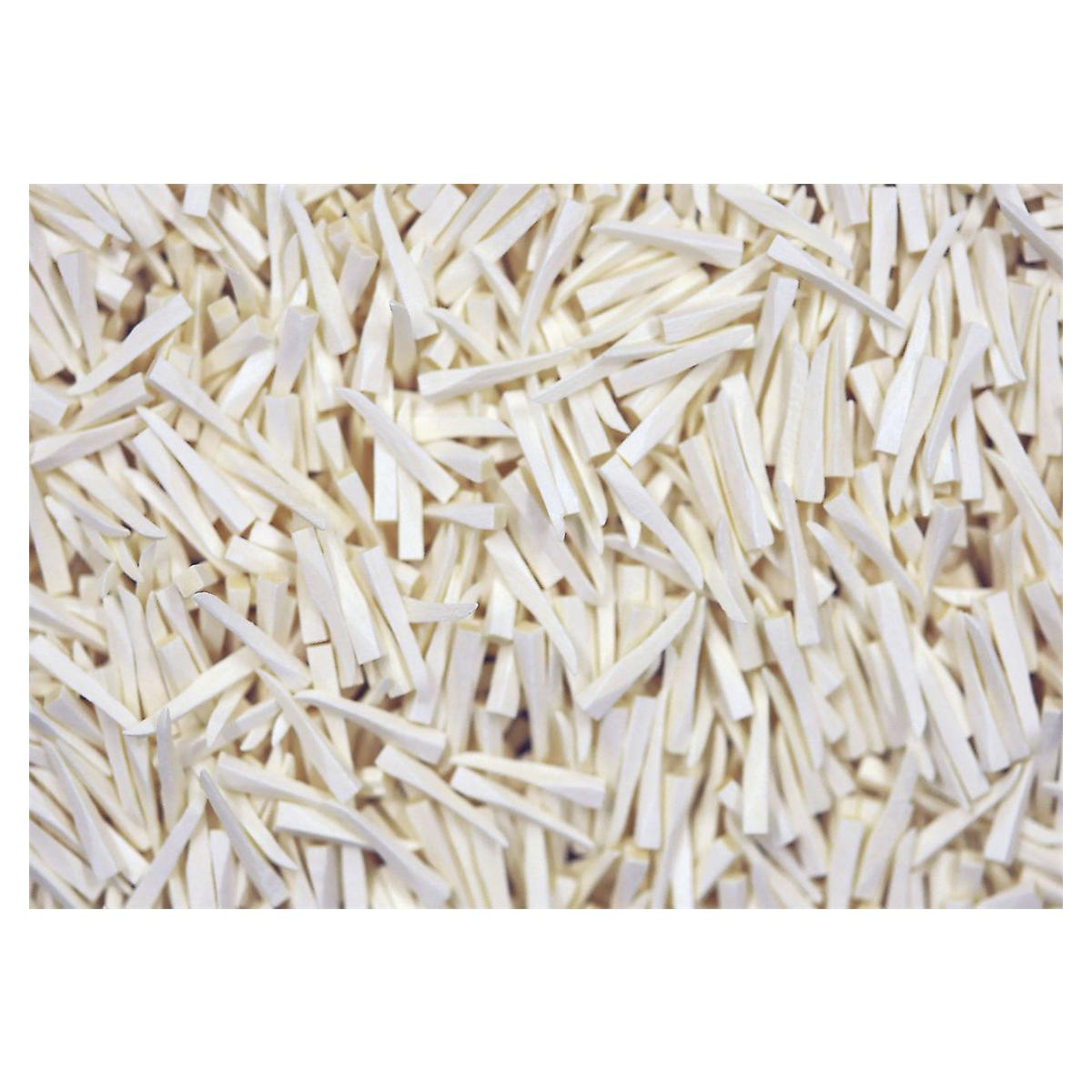 Wiggen Ahorn hout - navulling - 829-20 wit (klein), 1000 stuks