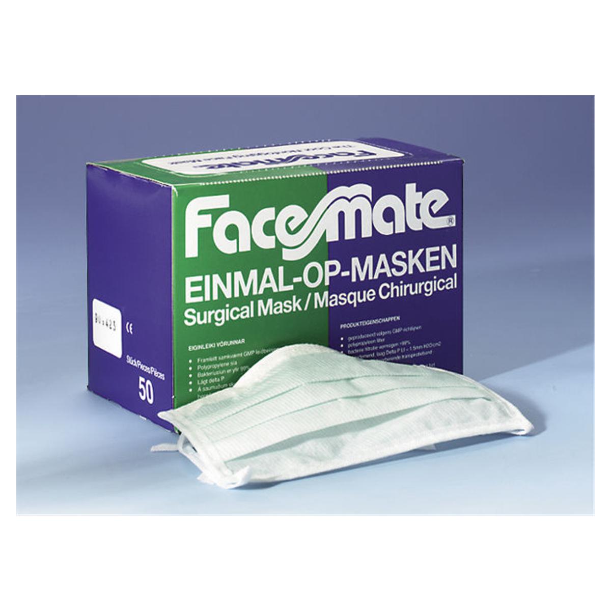 Facemate Masks Type II Groen, 50 stuks Henry Schein Dental