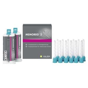 Memoreg 2 - Standard pack, 2x 50 ml, 12 groene mengtips en 12 beetregistratietips.