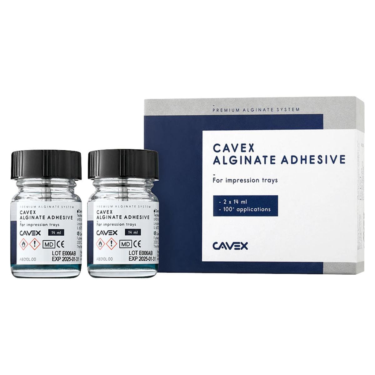 Alginate Adhesive - Verpakking, 2x 14 ml