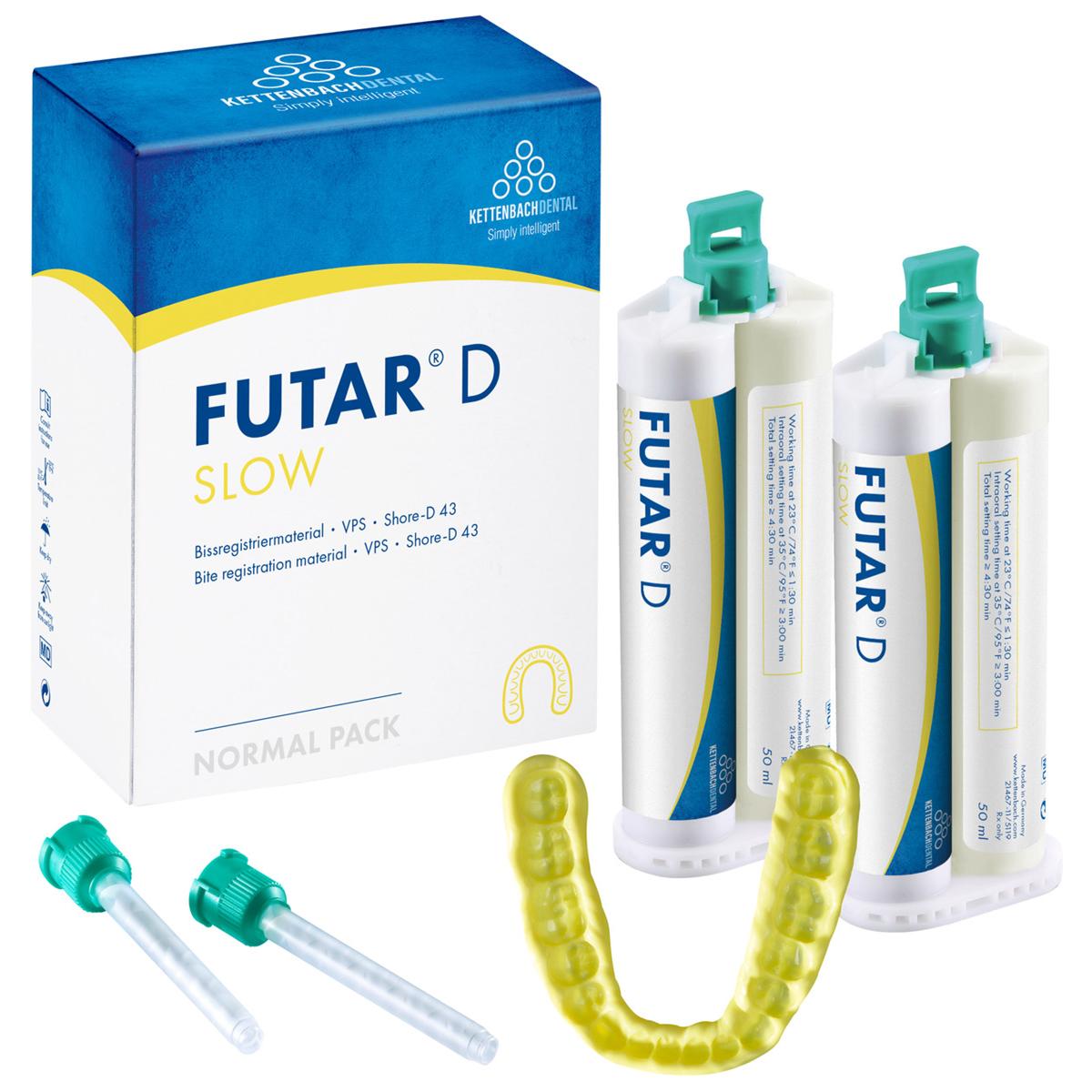 Futar D Slow - Standard pack, 2x 50 ml en 6 mengtips
