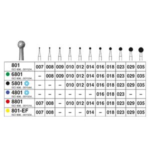 801 rond - 801 EF 014