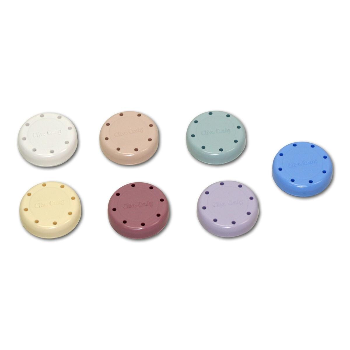 Borenblok magnetisch - 8 gaten, blauw