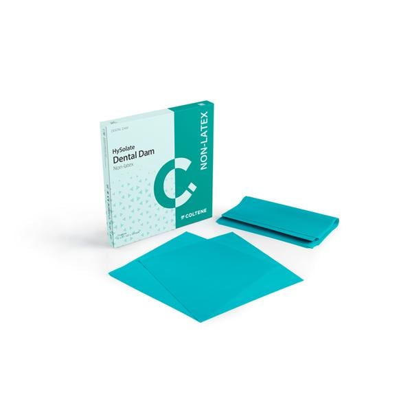 HySolate Dental Dam Non-Latex (152x152mm) - Medium, groen - 15 vellen