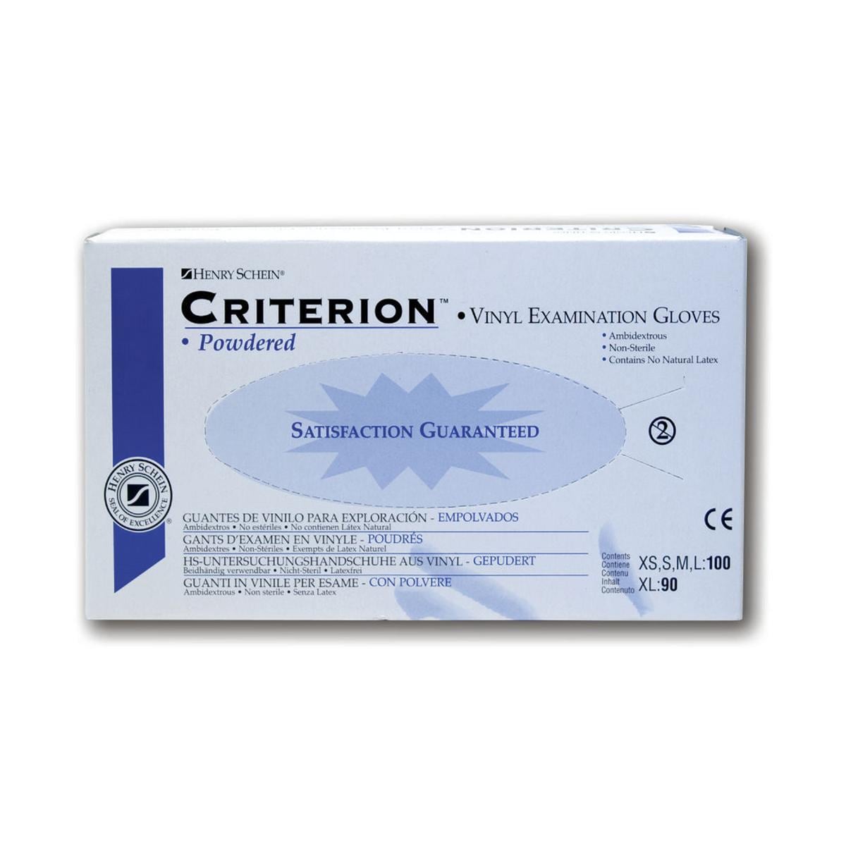 Criterion vinyl handschoen - S per 100 stuks