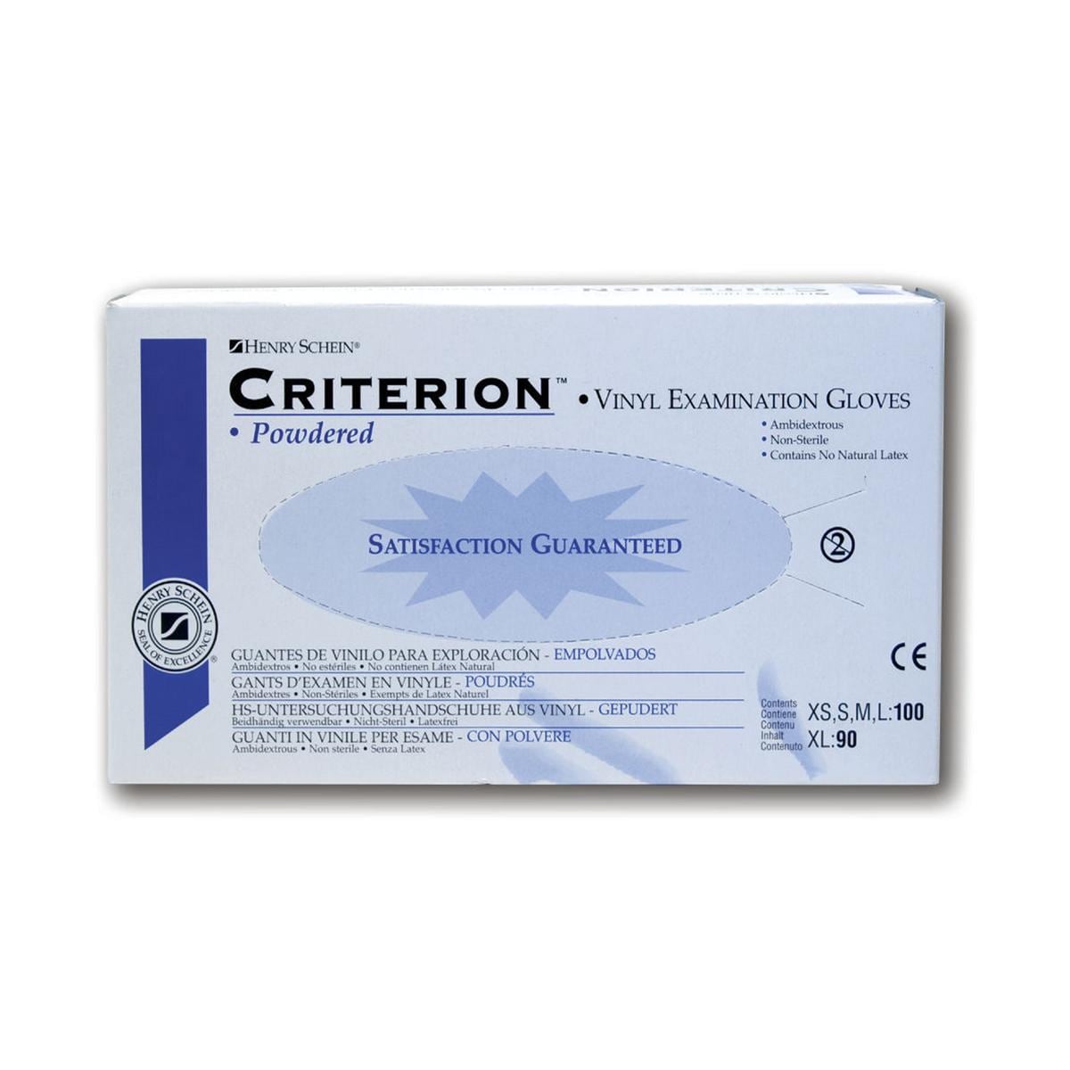 Criterion Vinyl Gloves - S