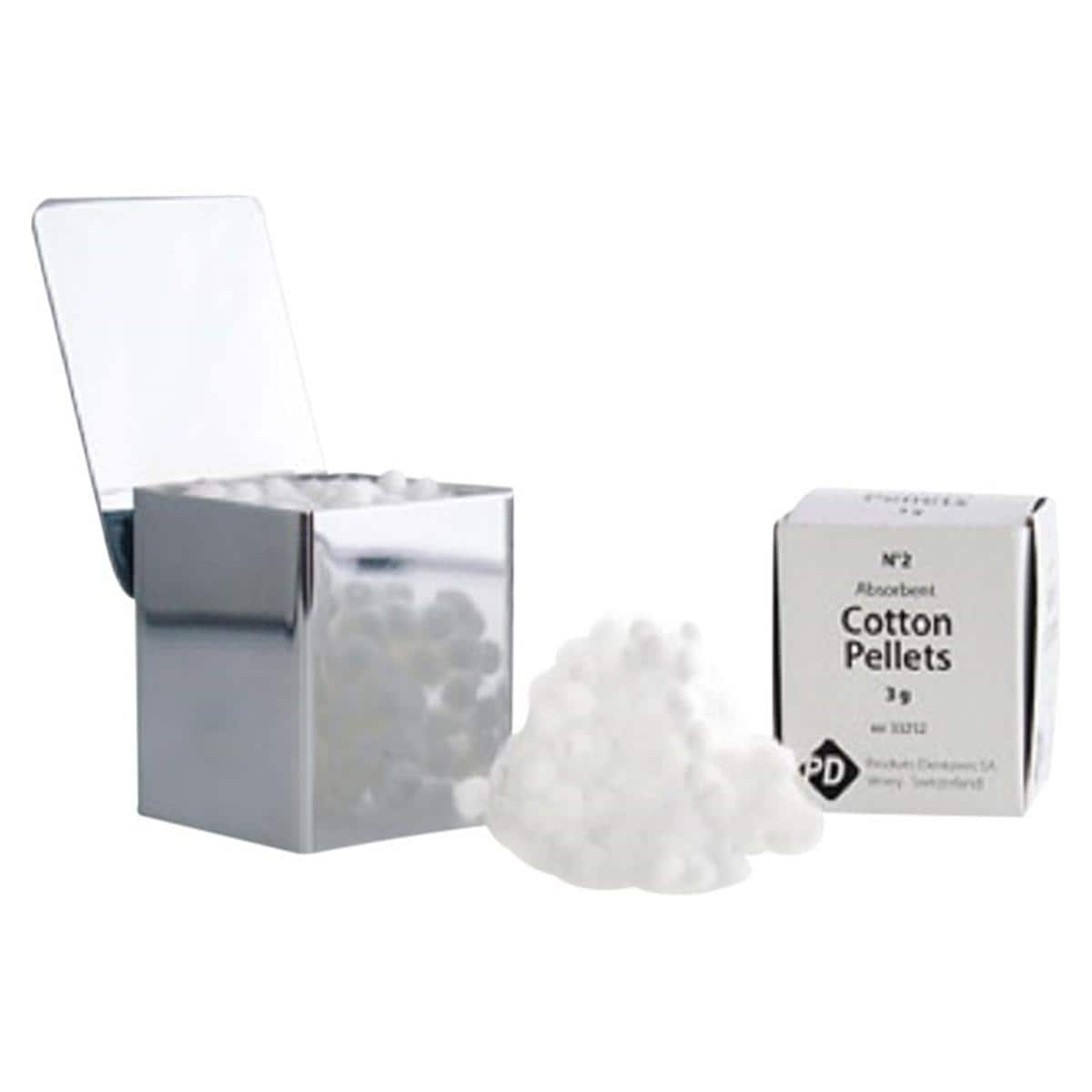 Cotton Pellets - Nr. 1, Ø 8 mm, 6x 105 stuks